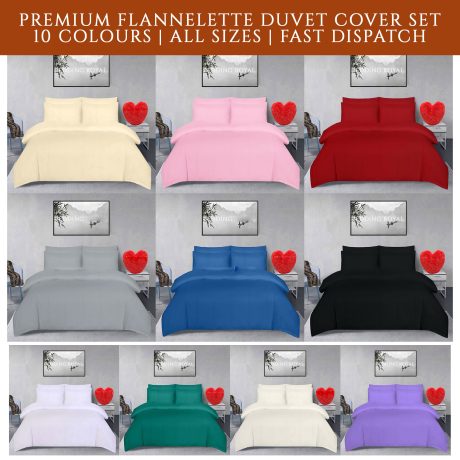 Flannelette-100_-Brushed-Cotton-Duvet-Quilt-Cover