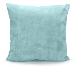 Mink cushion cover - duck egg