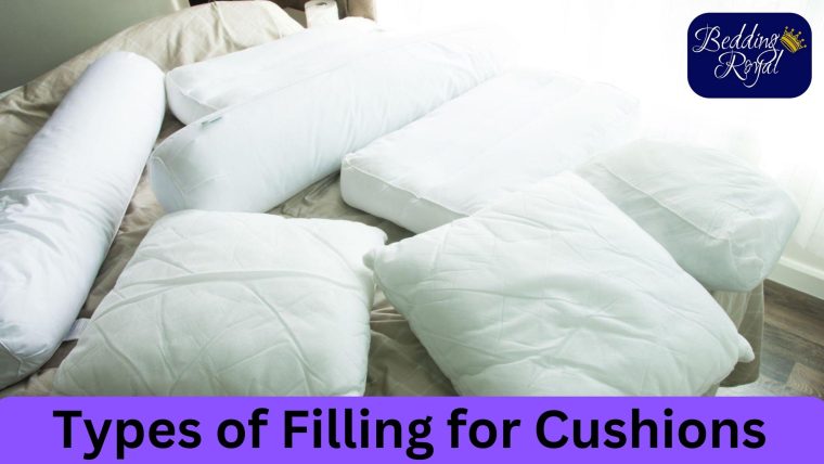 Types of fill for cushions